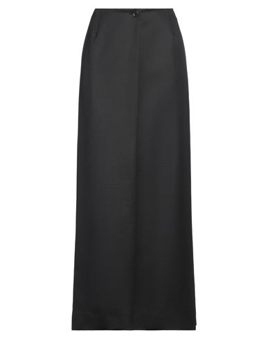 Shop Givenchy Woman Maxi Skirt Black Size 8 Wool, Mohair Wool