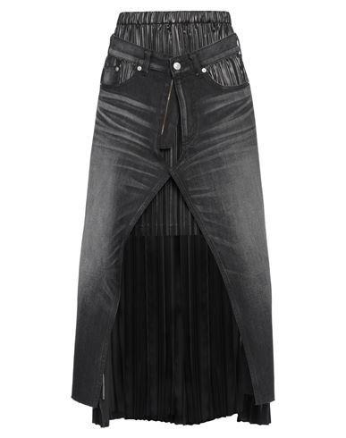 Junya Watanabe Comme Des Garçons X Levi's Woman Midi Skirt Black Size M Cotton, Polyester
