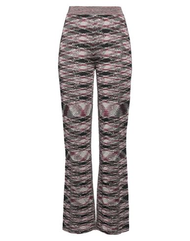 Missoni Woman Pants Fuchsia Size 6 Viscose, Wool, Polyamide, Polyester, Elastane In Gray