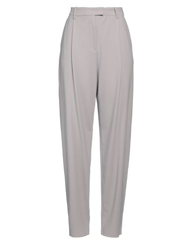 Shop Emporio Armani Woman Pants Grey Size 14 Virgin Wool, Elastane