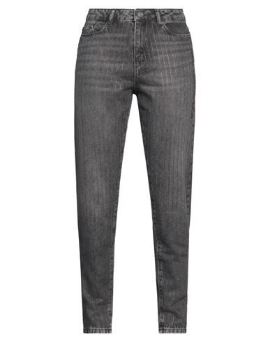 Shop Karl Lagerfeld Woman Jeans Steel Grey Size 26 Cotton