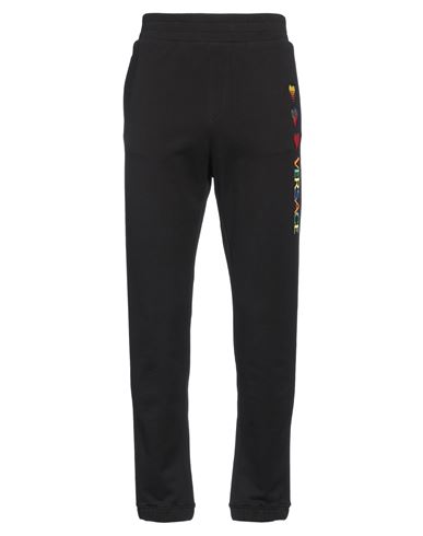 Versace Man Pants Black Size Xl Cotton, Viscose, Polyester