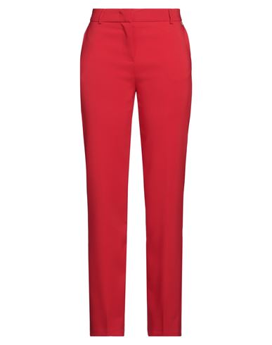 Shop Queguapa Woman Pants Red Size 8 Polyester, Elastane
