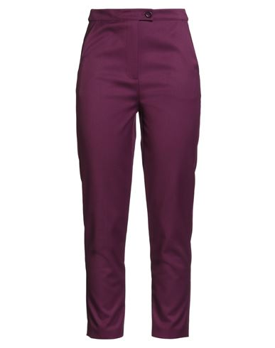 Patrizia Pepe Woman Pants Garnet Size 8 Polyester, Viscose, Elastane In Burgundy