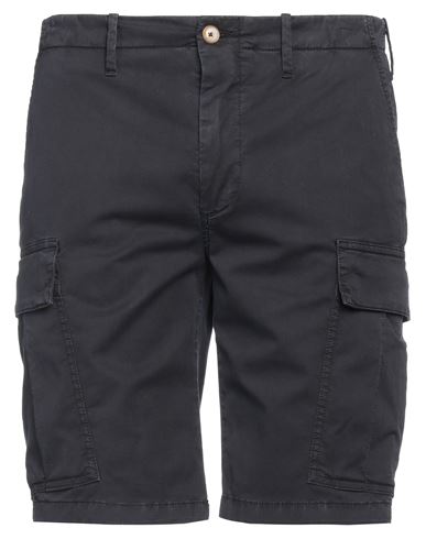 Shop Sparvieri Man Shorts & Bermuda Shorts Midnight Blue Size 32 Cotton, Elastane