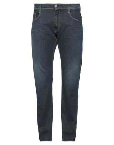 Man Jeans Blue Size 30W-32L Cotton, Elastane