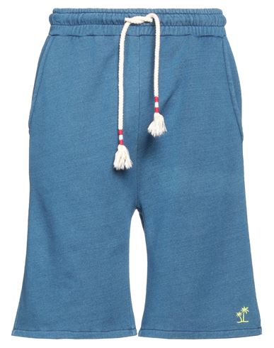 Mc2 Saint Barth Man Shorts & Bermuda Shorts Pastel Blue Size S Cotton