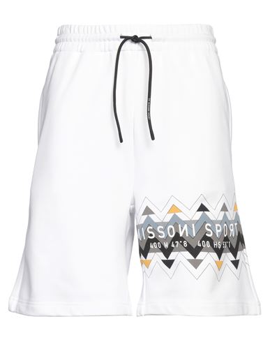 Missoni Man Shorts & Bermuda Shorts White Size M Cotton