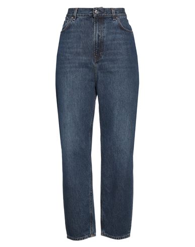 Totême Toteme Woman Jeans Blue Size 28w-32l Cotton