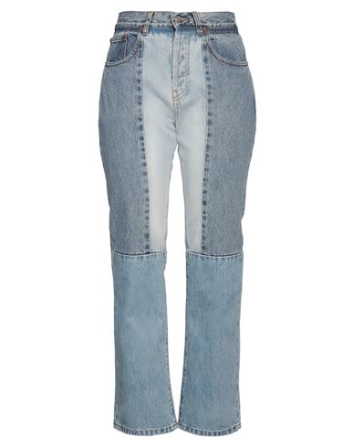Shop Victoria Beckham Woman Jeans Blue Size 30 Cotton
