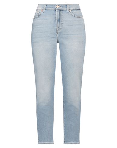 Shop 7 For All Mankind Woman Jeans Blue Size 31 Cotton, Modal, Elastomultiester, Elastane