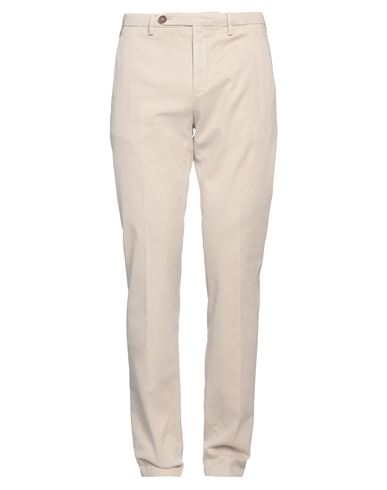 Sparvieri Man Pants Beige Size 34 Cotton, Lyocell, Elastane