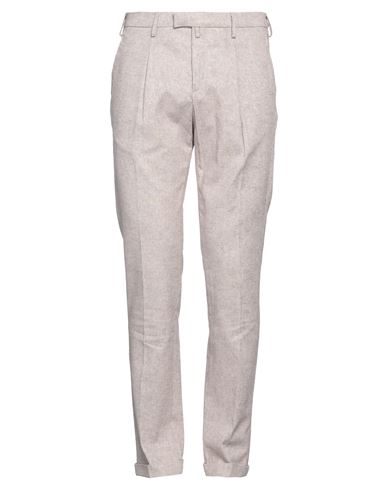 B Settecento Man Pants Dove Grey Size 38 Cotton, Linen, Elastane