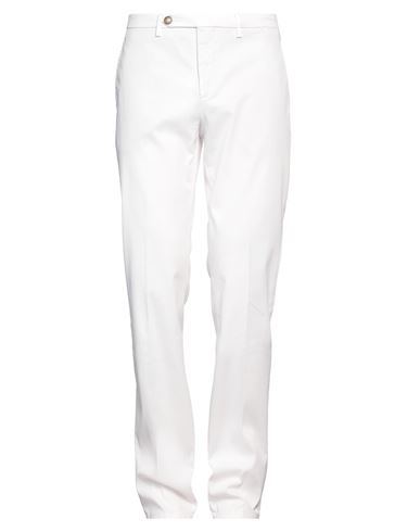 Sparvieri Man Pants White Size 38 Cotton, Elastane