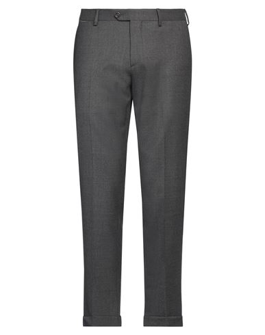 Lardini Man Pants Lead Size 40 Wool, Elastane In Grey