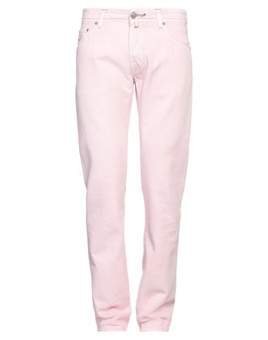 Jacob Cohёn Man Pants Light Pink Size 34 Cotton, Linen