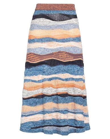 Midi-Rock Damen Hellblau S Damen