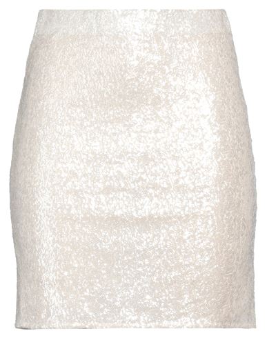 Kate By Laltramoda Woman Mini Skirt Ivory Size 10 Polyester, Elastane In White