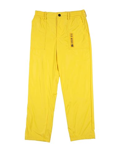 Dolce & Gabbana Toddler Boy Pants Yellow Size 5 Polyester, Polyurethane In Yellow