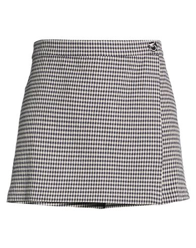 Pinko Woman Shorts & Bermuda Shorts Midnight Blue Size 10 Cotton, Acrylic, Polyester, Elastane In Multi