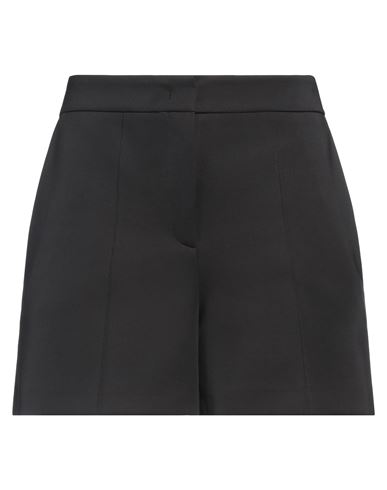 Shop Blanca Vita Woman Shorts & Bermuda Shorts Black Size 10 Polyester, Elastane