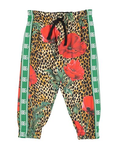 Dolce & Gabbana Toddler Boy Pants Sand Size 5 Cotton, Polyester In Beige
