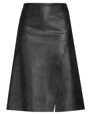 Falda midi Mujer Negro 36 Mujer