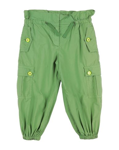 Dolce & Gabbana Babies'  Toddler Girl Pants Green Size 3 Cotton, Elastane