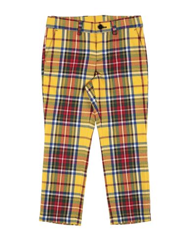 Dolce & Gabbana Toddler Boy Pants Yellow Size 5 Polyester, Viscose, Elastane In Yellow