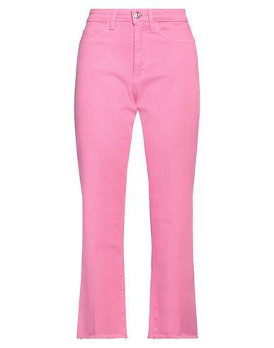 Shop Entre Amis Woman Pants Pink Size 31 Cotton, Elastane