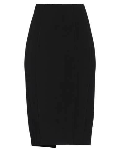 Pinko Woman Midi Skirt Black Size 4 Viscose, Polyamide, Elastane In Black
