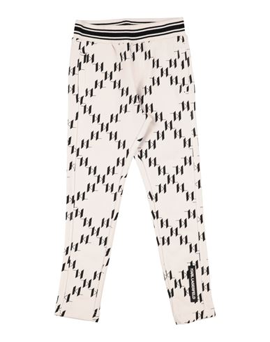 Karl Lagerfeld Babies'  Toddler Boy Pants White Size 6 Cotton, Elastane In Neutral