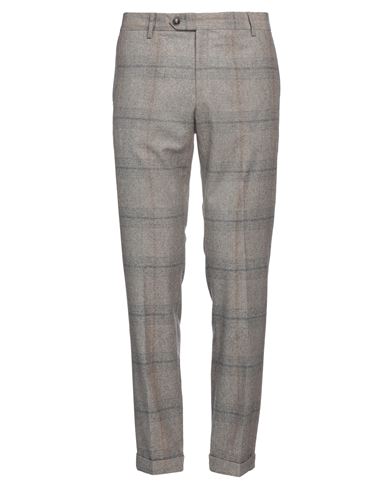 Shop Betwoin Man Pants Dove Grey Size 38 Wool, Polyester, Elastane