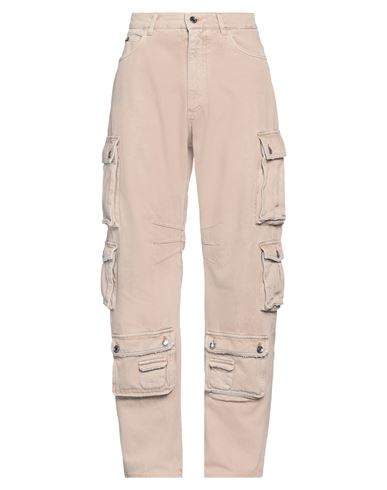 Dolce & Gabbana Man Pants Beige Size 34 Cotton, Elastane