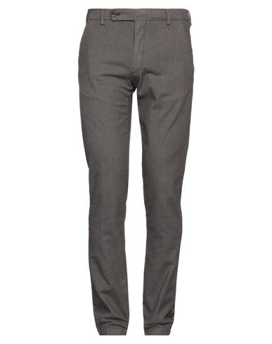 Shop Berwich Man Pants Lead Size 32 Cotton, Polyester, Viscose, Elastane In Grey