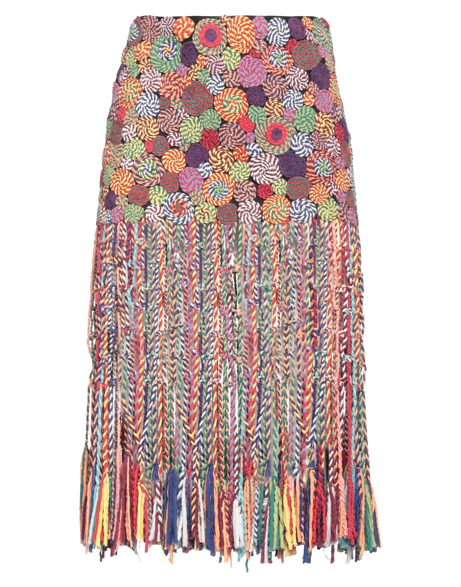 《セール開催中》ETRO レディース ミディスカート イエロー 38 ナイロン 100%
