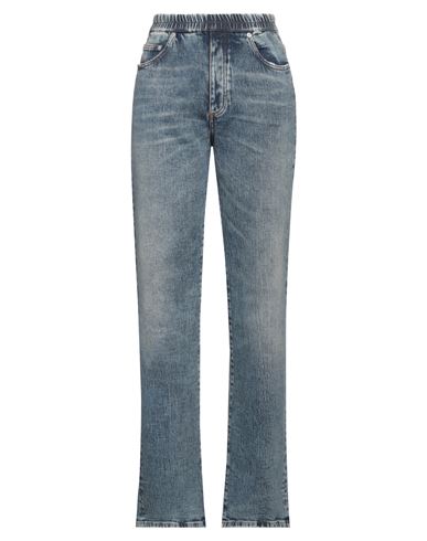 Shop Heron Preston Woman Jeans Blue Size 29 Cotton, Hemp, Rubber