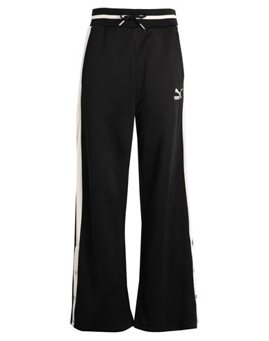Puma T7 For The Fanbase Relaxed Track Pants Pt Woman Pants Black Size L Polyester, Cotton