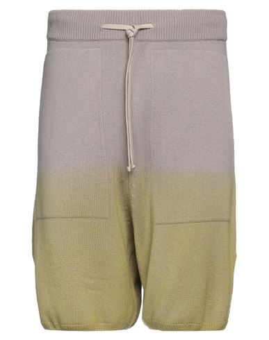 Shop Moncler Genius Moncler + Rick Owens Man Shorts & Bermuda Shorts Grey Size M Cashmere