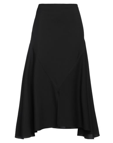 Shop Marni Woman Midi Skirt Black Size 6 Virgin Wool