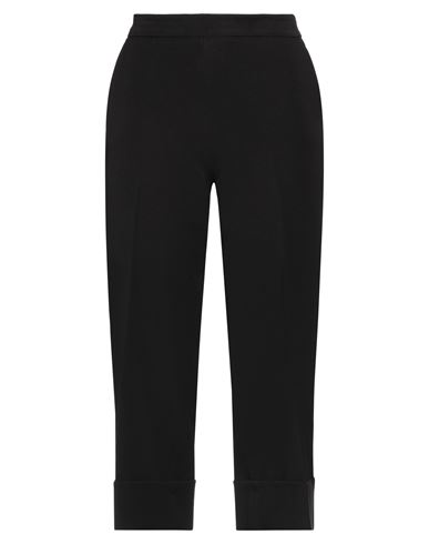Sangermano Woman Pants Black Size 4 Polyester, Viscose, Elastane