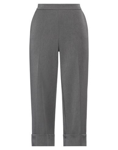 Sangermano Woman Pants Grey Size 6 Polyester, Viscose, Elastane
