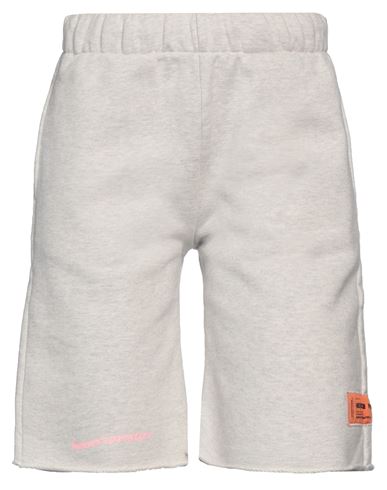 Shop Heron Preston Woman Shorts & Bermuda Shorts Grey Size Xs Cotton