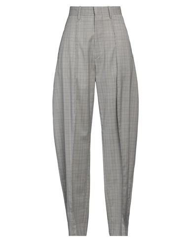 Shop Isabel Marant Woman Pants Grey Size 10 Cotton