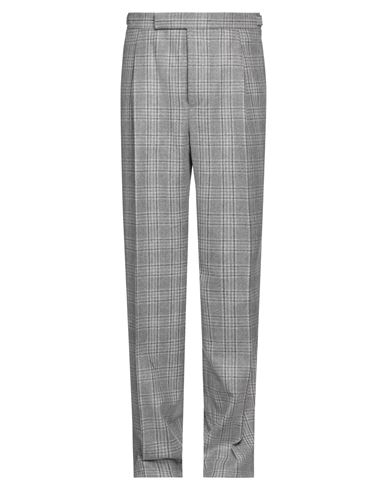 Thom Browne Man Pants Grey Size 4 Wool