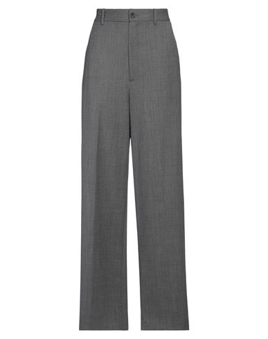 Shop Nili Lotan Woman Pants Lead Size 8 Polyester, Virgin Wool, Elastane In Grey