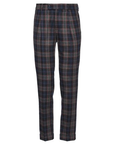 GREY DANIELE ALESSANDRINI GREY DANIELE ALESSANDRINI MAN PANTS NAVY SIZE 30 POLYESTER, WOOL 