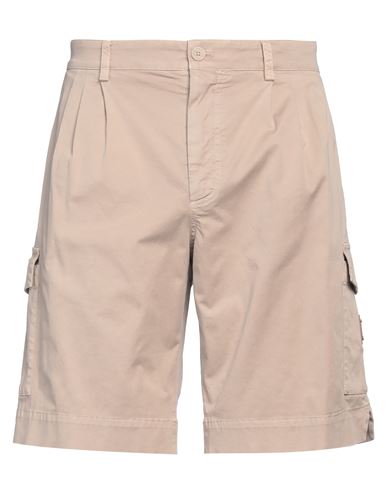 Shop Dolce & Gabbana Man Shorts & Bermuda Shorts Sand Size 32 Cotton, Elastane In Beige