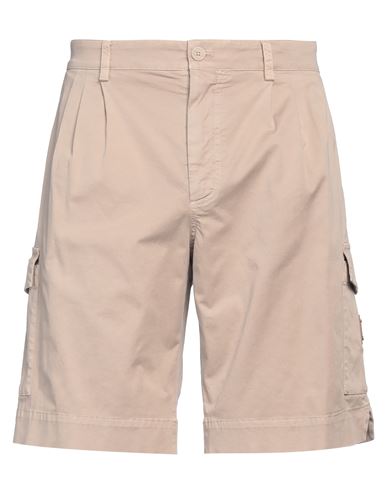 Dolce & Gabbana Man Shorts & Bermuda Shorts Sand Size 34 Cotton, Elastane In Beige