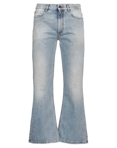 Shop Erl Man Jeans Blue Size Xl Cotton